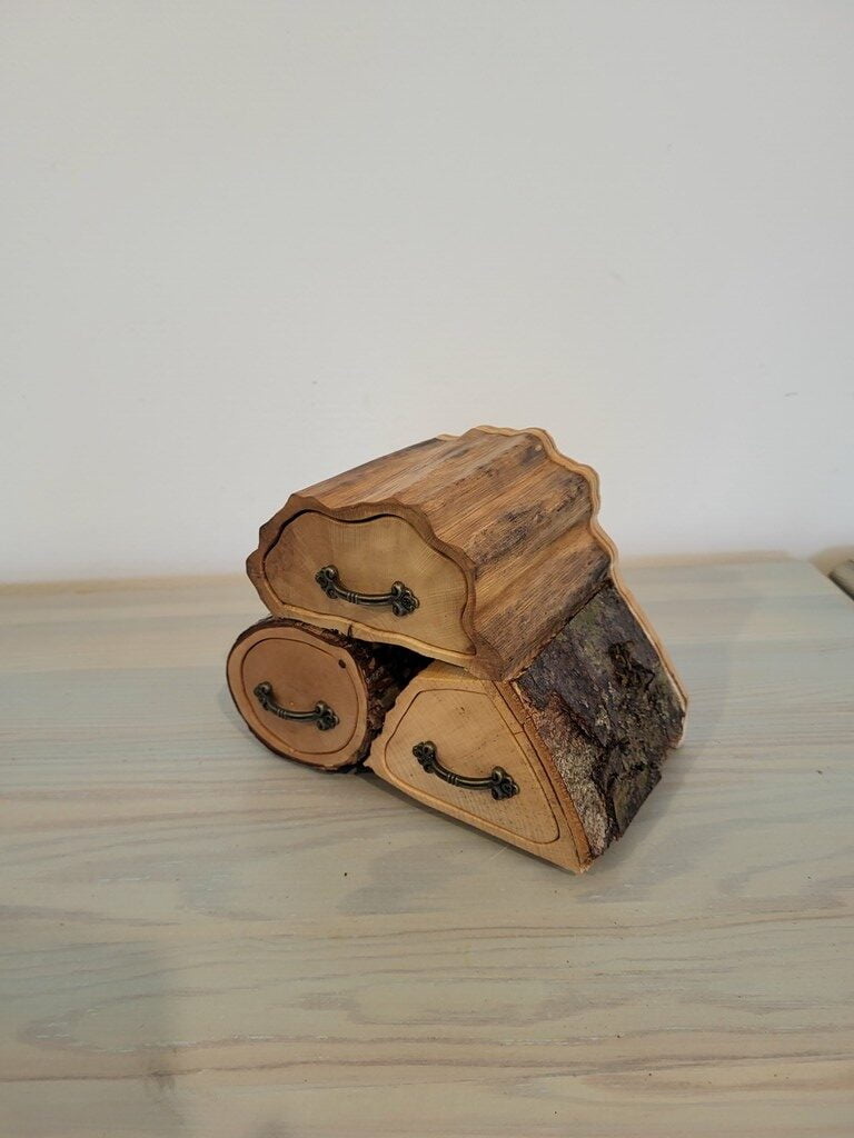 Box013 Three different wood kind Three different wood kind