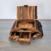 Oak wood organizer box
