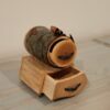 Handmade firewood log box